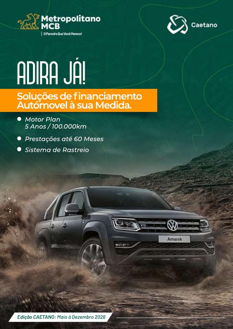 Capa do catálogo automóvel Caetano com o Metropolitano MCB