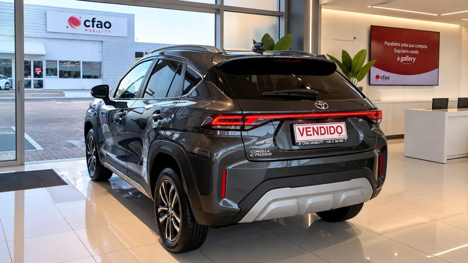 Toyota Corolla Cross entregue nas instalações do parceiro automóvel