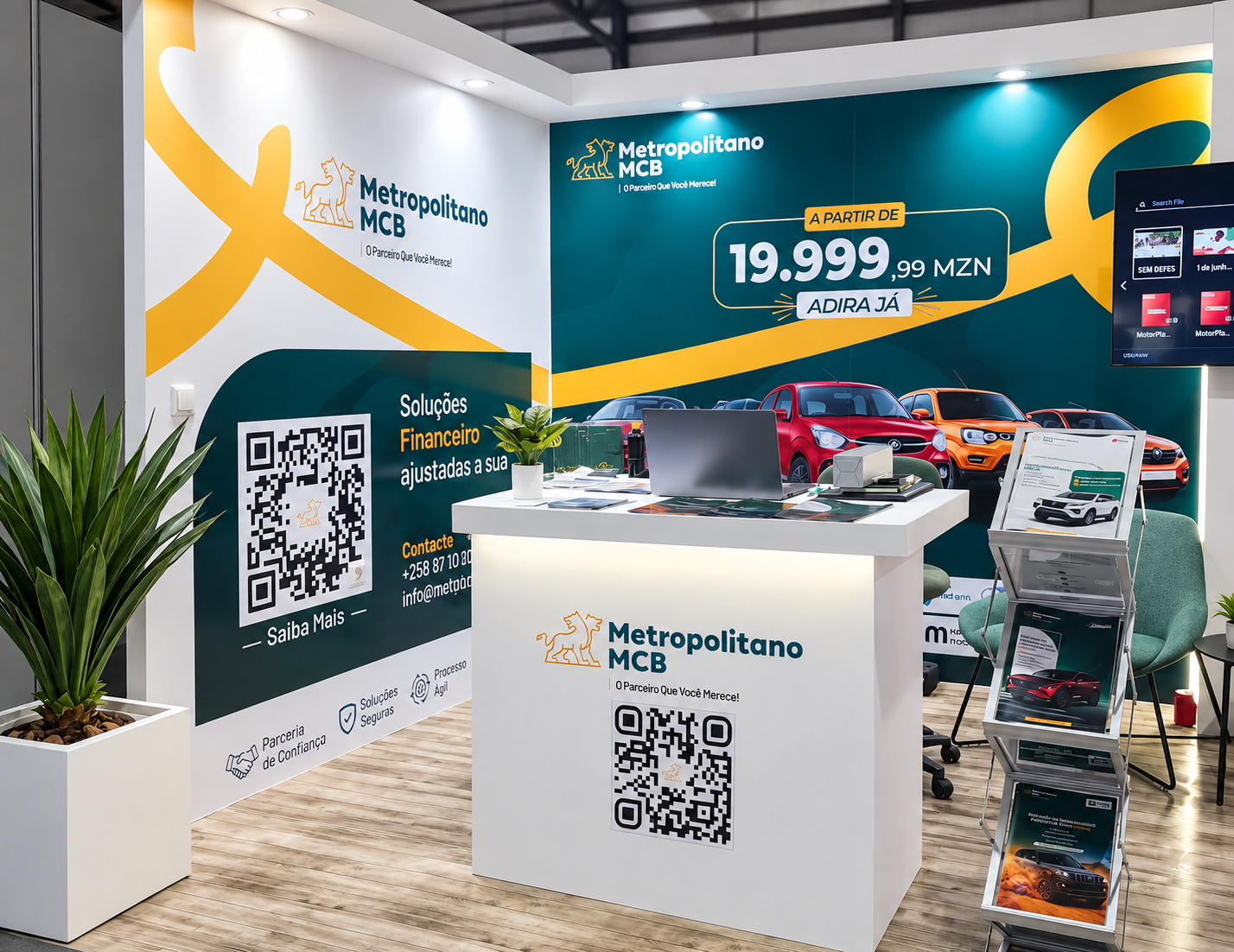 Stand do Metropolitano MCB na FACIM 2026